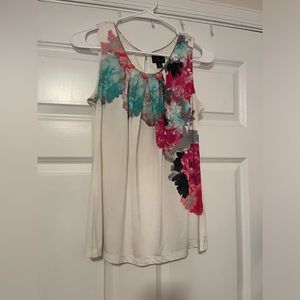Worthington floral tank top